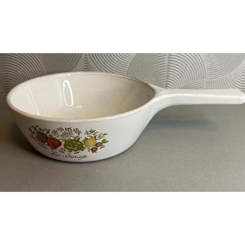 CorningWare P-81-B  Spice of Life La Sauge 1 Pint Skillet No Lid Vintage‎